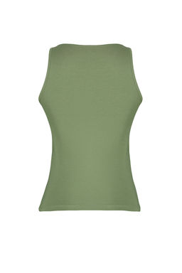 TRENDYOLMILLA Siyah Pamuklu Halter Yaka Fitted/Vucuda Oturan Esnek Orme Atlet TWOSS23AL00069  фото 8