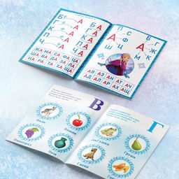 Набор обучающих книг Учимся читать с Эльзой и Анной, 6 шт. по 24 стр., А5, Холодное сердце - Disney фото 5