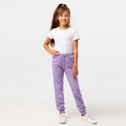 RODOS Брюки для девочки М-256 Лиловый
