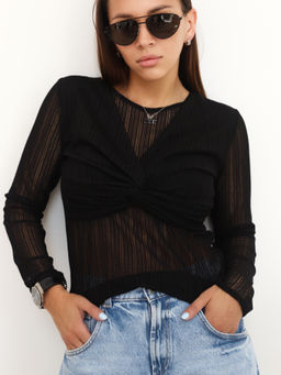 Лонгслив сетка КЛ200 Черный от фабрики Спортсоло