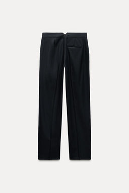 PINSTRIPE STRAIGHT LEG TROUSERS - Zara фото 5