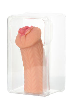 Мастурбатор реалистичный KOKOS ELEGANCE.004, TPR, телесный, 16 см  фото 6