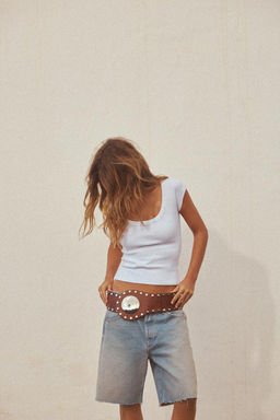 ROUND NECK T-SHIRT - Zara фото 3