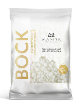 Manita Professional Воск для депиляции в гранулах синтетический, жемчуг, 100 г  фото 4