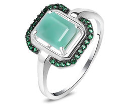 Кольцо, изумруд берилл , наноизумруд, Лэйла