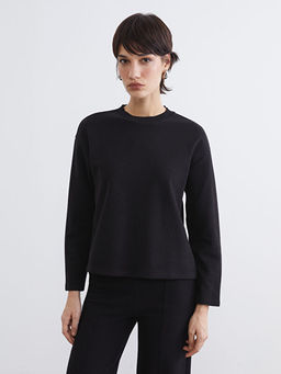 Bisiklet Yaka Kad?n Sweatshirt