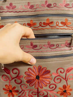 Сумка натуральная кожа через плечо №1114/12 - Ганг фото 5