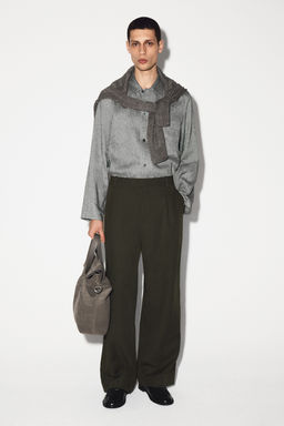 CAMISA DE LINO RELAXED FIT - H&m фото 7