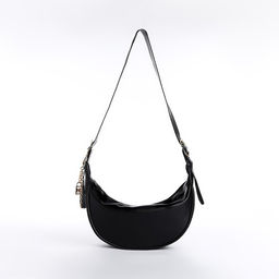 Сумка женская из искусственной кожи NAZAMOK, 28х15 см, черный цвет  фото 4