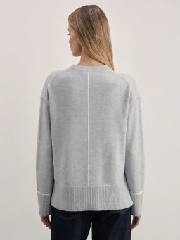 Джемпер с контрастными швами / Zarina фото 5