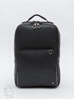 Рюкзак мужской кожаный 3921Z black Zinimsk