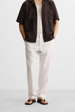 LINEN TROUSERS - Zara фото 67
