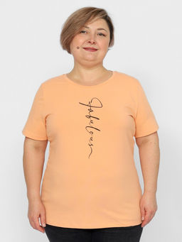 CRB wear/CSLW 60276-47 Футболка женская,персиковый/Ex.Cherubino