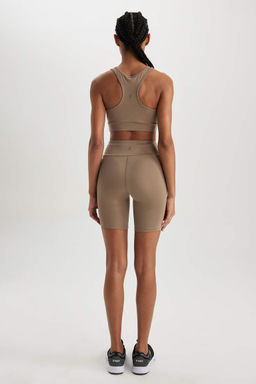 DeFactoFit Байкерские спортивные тайтсы с высокой талией  фото 7