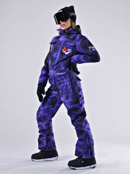 Женский зимний сноубордический комбинезон Alpha Endless 222/220518-2_013 Фиолетовый  фото 5