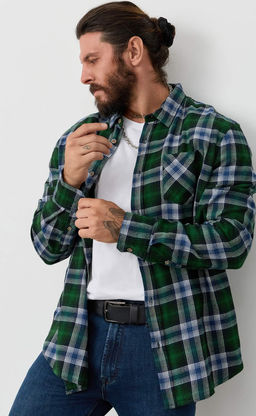 Рубашка F521-0460 green