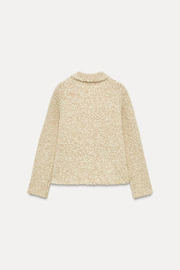 WOOL BLEND KNIT CARDIGAN - Zara фото 4