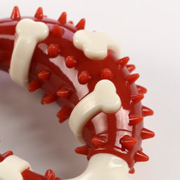 Игрушка для собак Кость Пижон Premium, 12,5 см, TPR+нейлон  фото 3