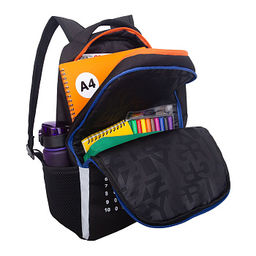 RB-651-10 Рюкзак школьный с картхолдером на держателе - Grizzly фото 5