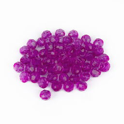 Бусина "Zlatka" акрил АБР (ABR)-1 10 мм 25 г 157 фиалковый