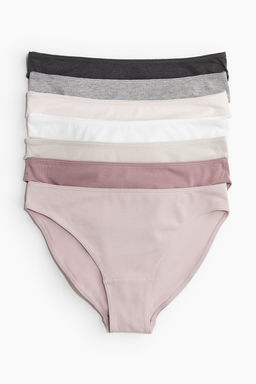 H&M 7li Pamuklu Bikini K?lot