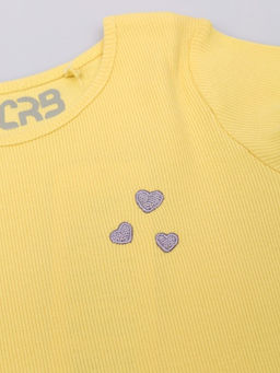 CRB wear / CSBG 64032-30-434 Футболка для девочки,желтый/Ex.Cherubino  фото 2