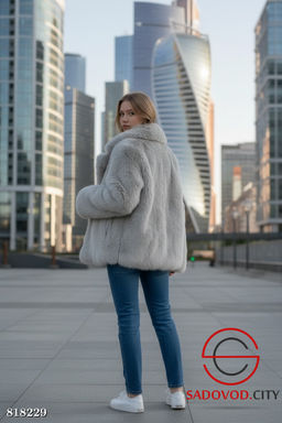 Шуба женская из искусственного меха