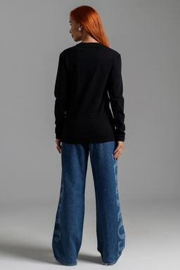 8541 Футболка с длинным рукавом женская