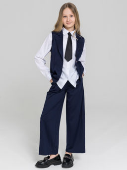 Костюм школьный (жилет, брюки) для девочек