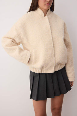 Ekru Regular Ince Ceket Mont - Trendyolmilla фото 4