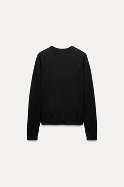 BASIC PLAIN KNIT SWEATER - Zara фото 18