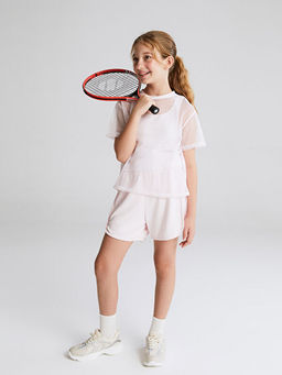 Bisiklet Yaka K?z ?ocuk File Ti??rt ve Atlet