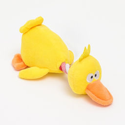 Игрушка текстильная Утёнок , 19 х 11,5 см, жёлтая - Пижон фото 4