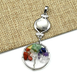 Подвеска Древо Жизни 28*65мм с кахолонгом