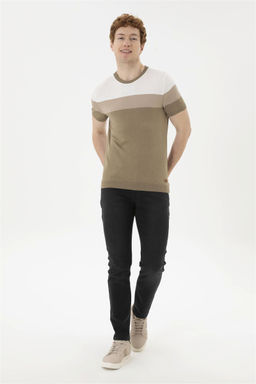 Мужской свитер цвета хаки - U.s. polo assn фото 4