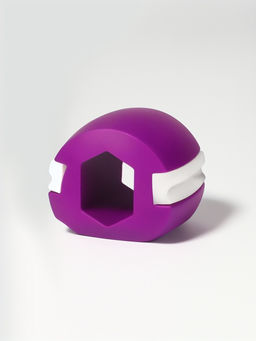 Массажёр - эспандер для скул и челюсти, 3.6×3×3 см, фиолетовый