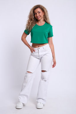 83908 укороченная футболка женская - Натали фото 9