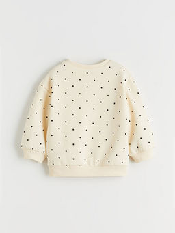 Bisiklet Yaka Kal?n K?z ?ocuk Sweatshirt