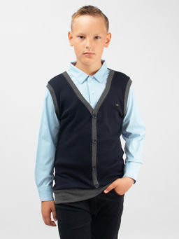 Джемпер-обманка для мальчика Соль&Перец уценка  фото 3