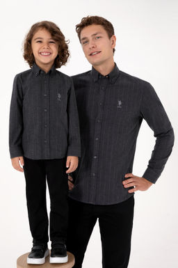 Erkek _ocuk Antrasit Uzun Kollu G_mlek - U.s. polo assn фото 2