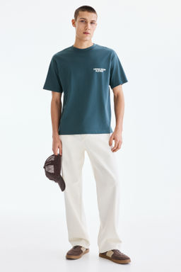 Camiseta con motivo estampado Loose Fit - H&m фото 30