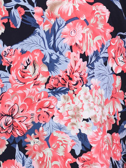 Футболка летняя с цветами - Almond фото 3