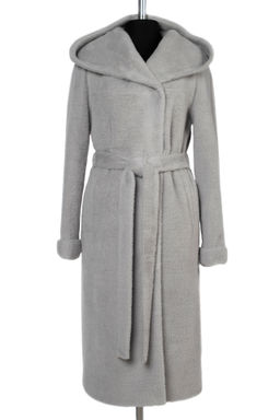 Пальто женское демисезонное (пояс) ШЕРСТЬ в составе