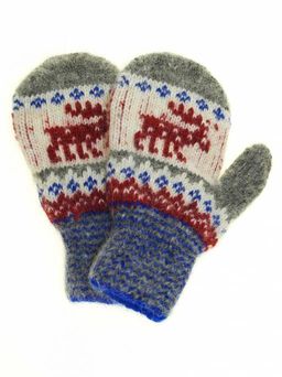 Варежки детские "Лось" 0404-5