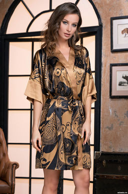 Короткий халат Mia-Amore