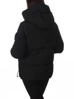 PE23-2 BLACK Куртка зимняя женская оверсайз (150 гр. холлофайбер)