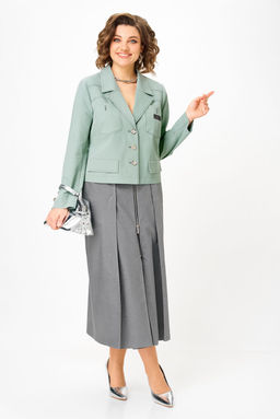 Костюм Aira Style 24139 серо-зеленый