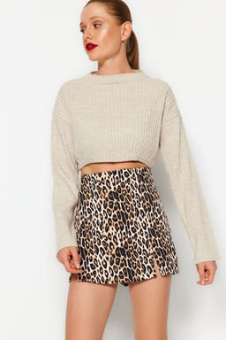 Siyah Super Crop Basic Triko Kazak TWOAW23KZ01068 - Trendyolmilla фото 22