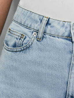 Джинсы barrel с высокой посадкой / Zarina  фото 6