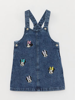 Kare Yaka Minnie Mouse Nak??l? K?z Bebek Jean Elbise - Waikiki фото 3